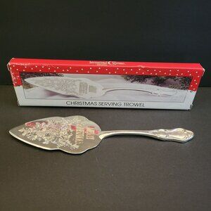 International Silver Company Christmas Serving Trowel 11.5" Silverplate